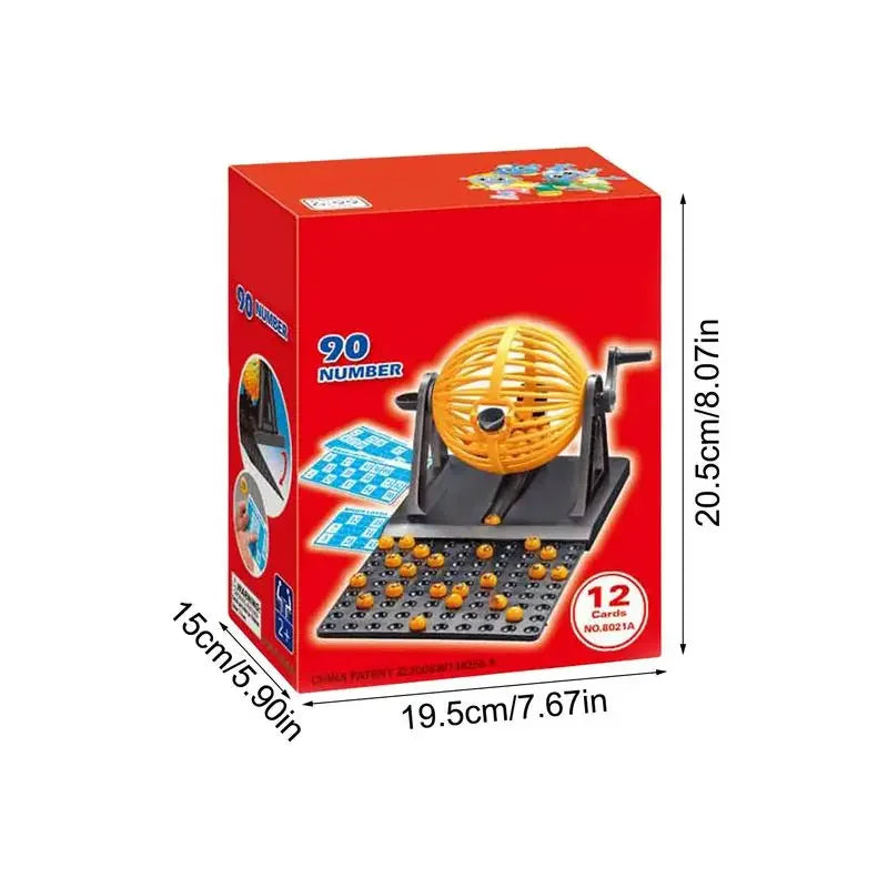 Mini Jogo de Bingo – Kit Completo com 90 Números