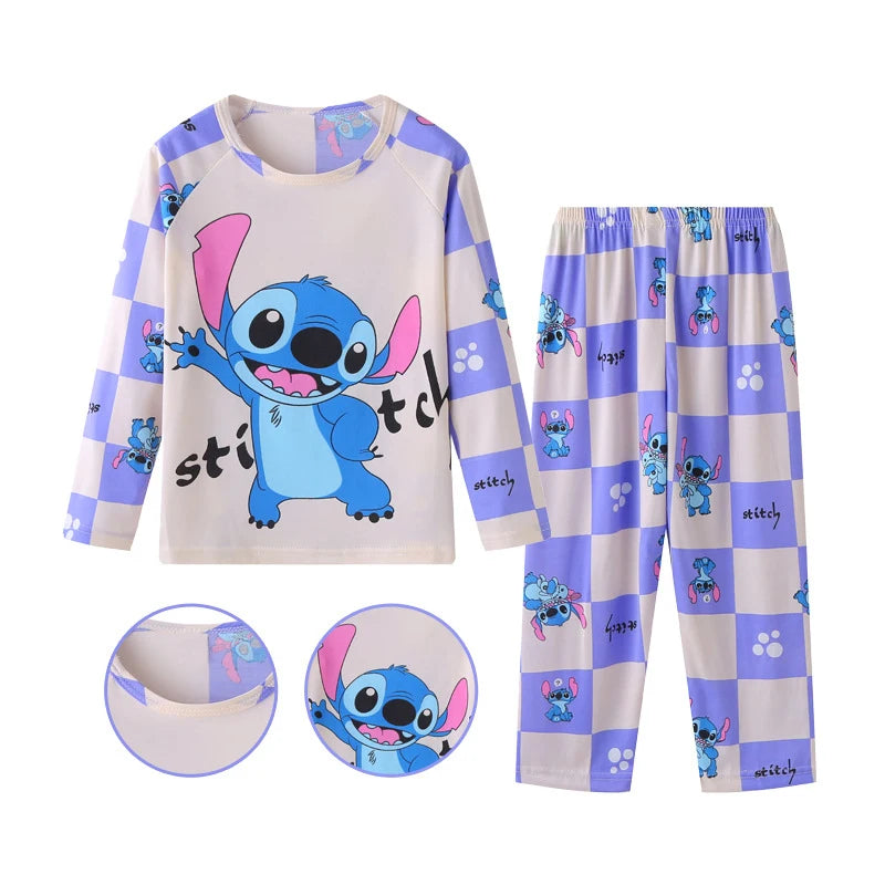 Conjunto de Pijama Lilo & Stitch – Crianças Meninos e Meninas