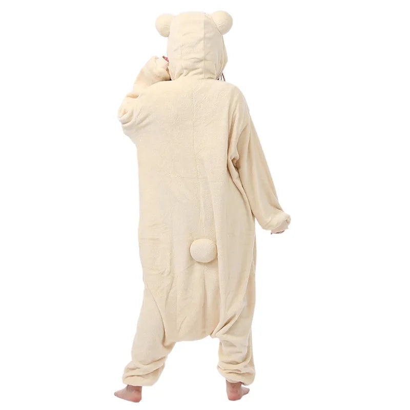 Pijama Kawaii Rilakkuma – Onesie Quentinho para Adultos