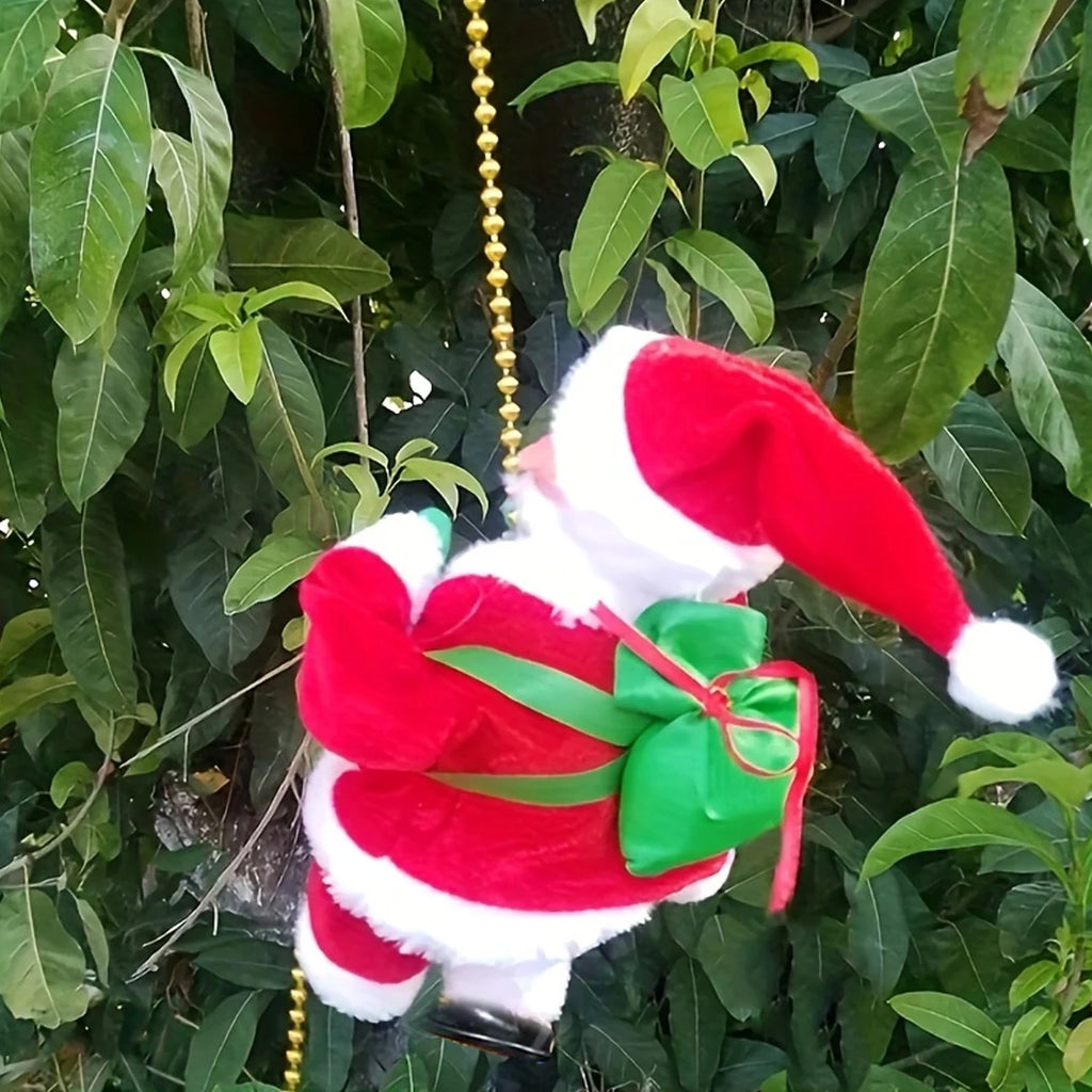 🎄 Boneco Pai Natal Escalador – Decoração Natalícia Divertida