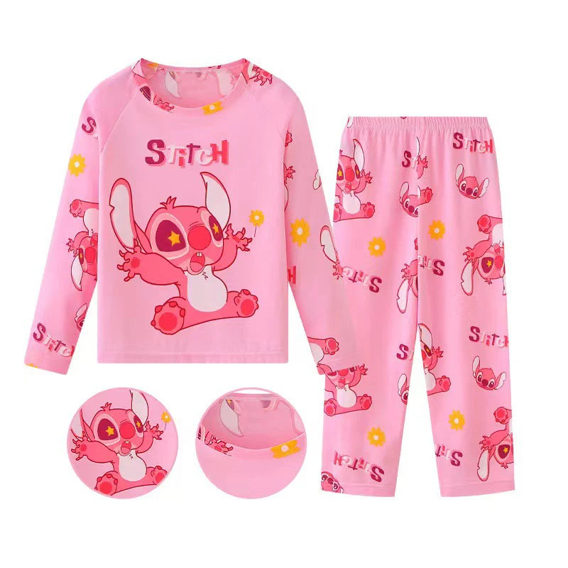 Conjunto de Pijama Lilo & Stitch – Crianças Meninos e Meninas