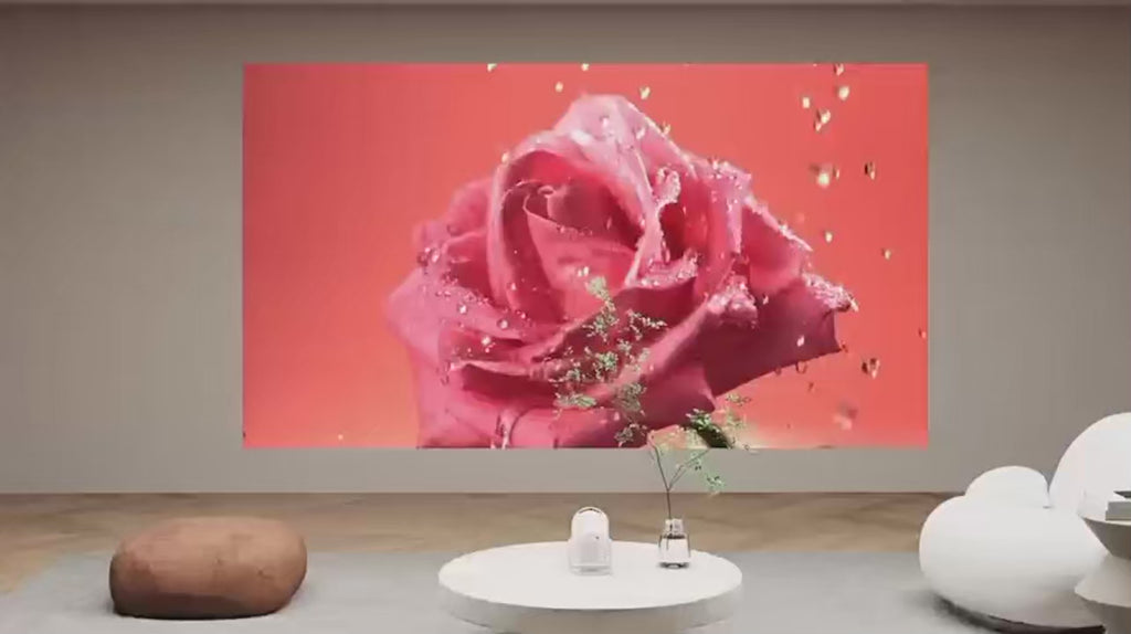 Mini Projetor Portátil 4K – Cinema em Qualquer Lugar